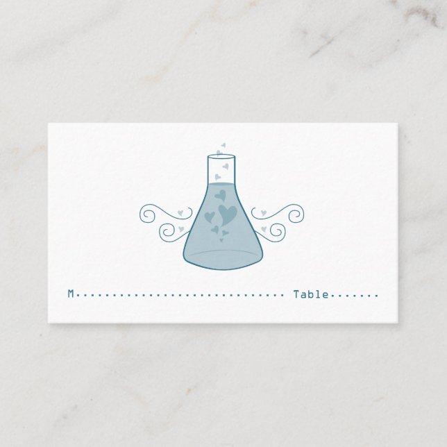 Tarjeta Blue Sweet Chemistry Place (Anverso)