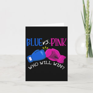 Tarjeta Blue Vs Pink Quien Ganará Género Revelará Fiesta B