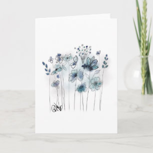 Tarjeta Bluebells Notecard