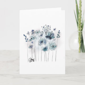 Tarjeta Bluebells Notecard