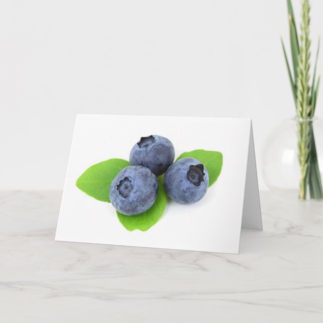Tarjeta Blueberry (Anverso)