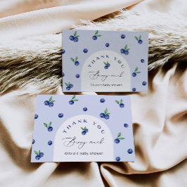 Tarjeta Blueberry Muchas gracias a Berry