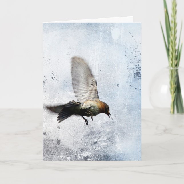 Tarjeta Bluebird, Día de la Madre (Anverso)