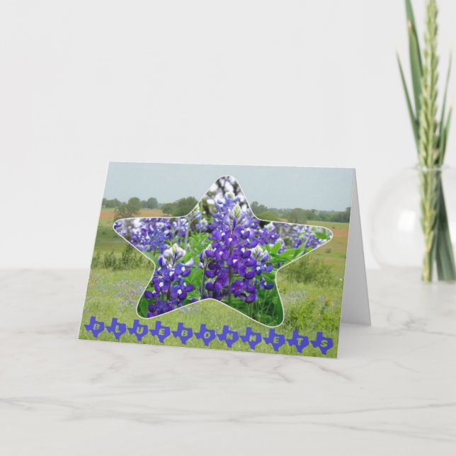 Tarjeta Bluebonnets (Anverso)