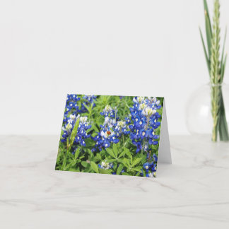 Tarjeta Bluebonnets de Tejas