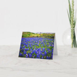 Tarjeta Bluebonnets de Tejas