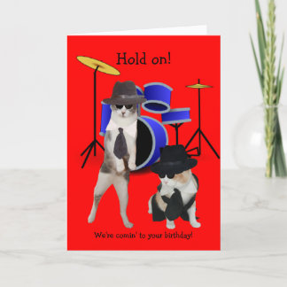 Tarjeta Blues Brothers Cats