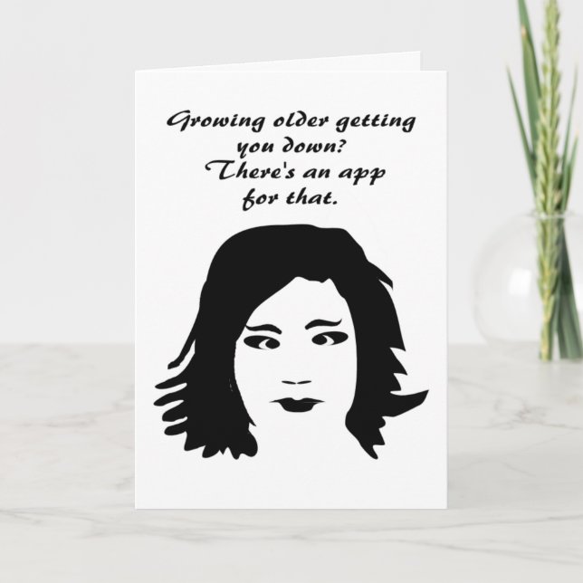 Tarjeta blues de cumpleaños (Anverso)