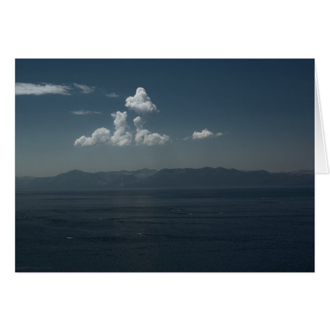 Tarjeta Blues de verano (Anverso (Horizontal))