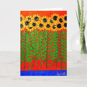 Tarjeta Blues del río Sunflower