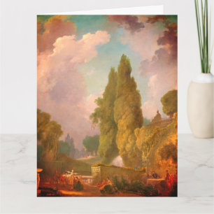 Tarjeta Bluff de Blindman, de Fragonard: Large, Blank