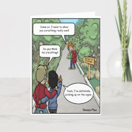 Tarjeta Bluffing Funny Birthday Card