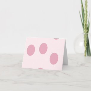 Tarjeta Blush dots on pink