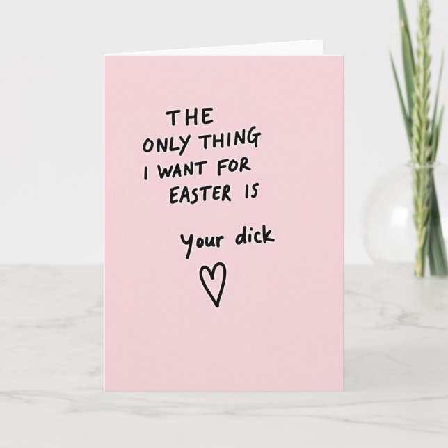 Tarjeta Blush Pink Desire Greeting Card (Anverso)