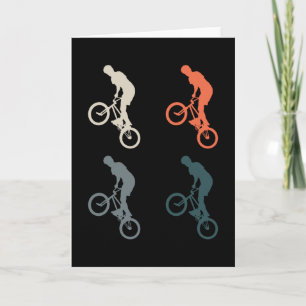 Tarjeta BMX Bike Freestyle Sport Retro Regalo