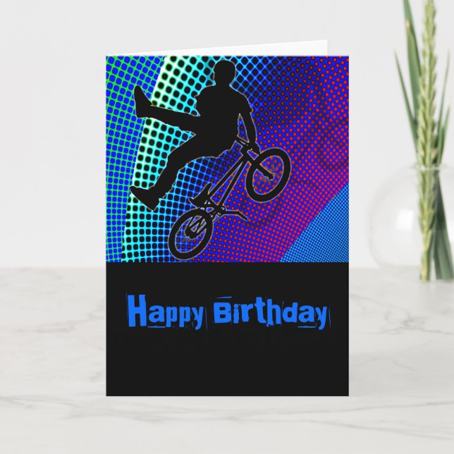 Tarjeta BMX en la carpa de la película del fractal (Anverso)