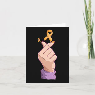 Tarjeta Bo de Concienciación sobre el Cáncer Infantil con