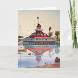 TARJETA BOATHOUSE DE CORONADO, CORONADO, CALIFORNIA