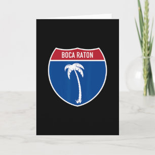 Tarjeta Boca Raton Florida Fl Autopista Interestatal Vacac