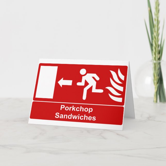Tarjeta Bocadillos de Porkchop (Anverso)