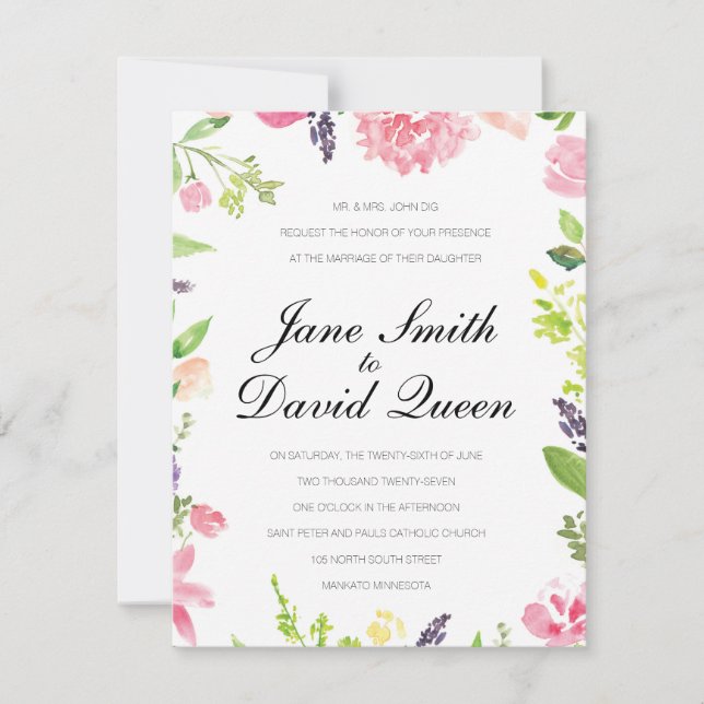 Tarjeta boda (Anverso)