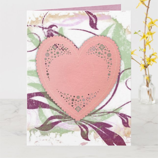 Tarjeta boda (flor amarilla)