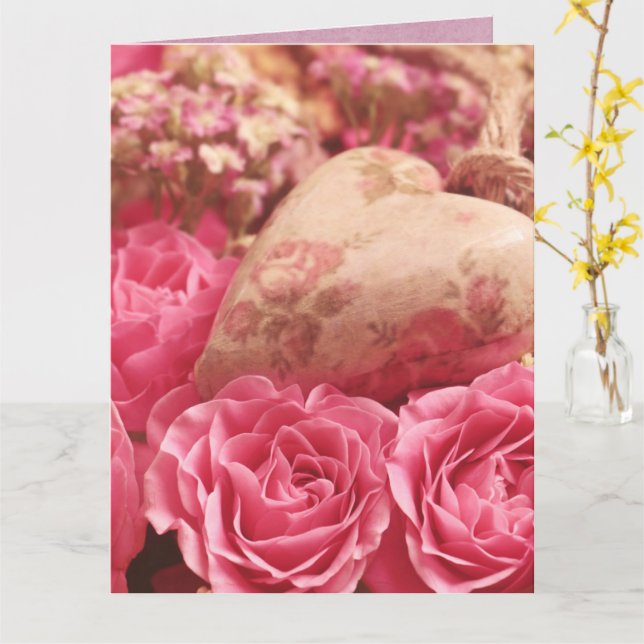 Tarjeta boda (flor amarilla)