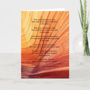 Tarjeta Boda Apache Blessing Feed No Rain Inside v2