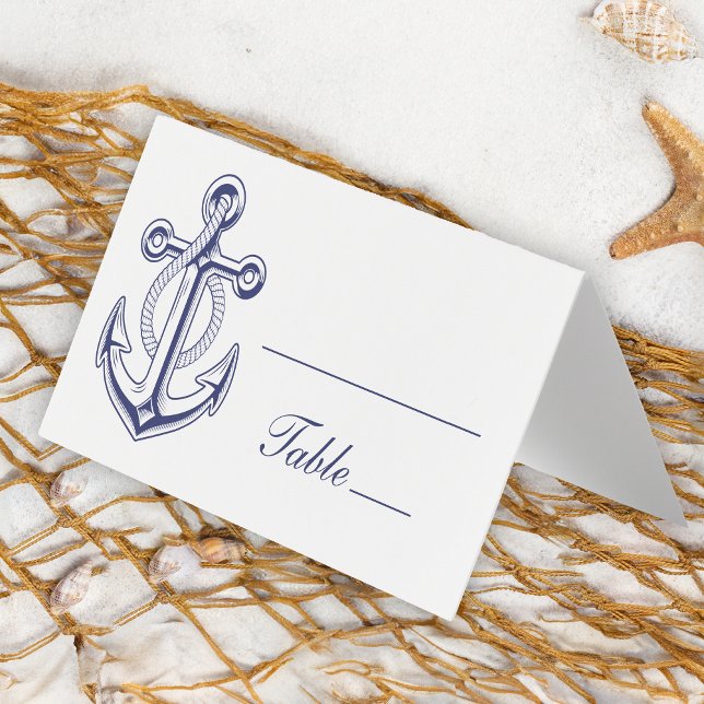 Tarjeta Boda azul de la marina marina náutica Sailor Ocean (Subido por el creador)