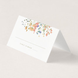 Tarjeta Boda Boho de flores silvestres de verano