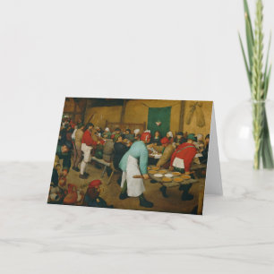 Tarjeta Boda campesina, 1568