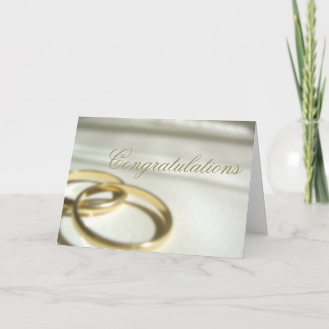Tarjeta Boda Congrats (Anverso)