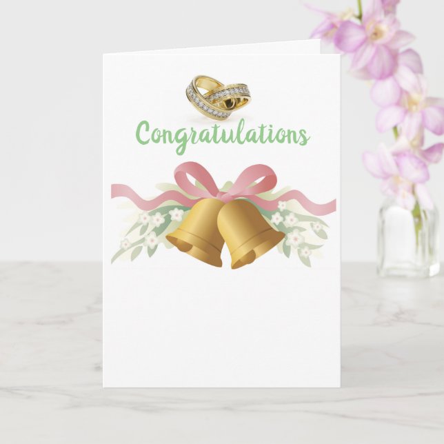 Tarjeta Boda cristiana (Orquídea)