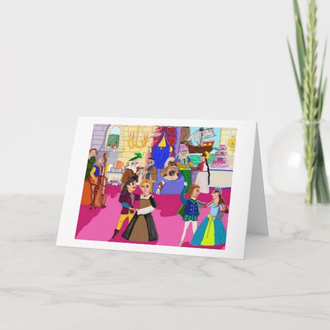 Tarjeta Boda 💒 Dance (Anverso)