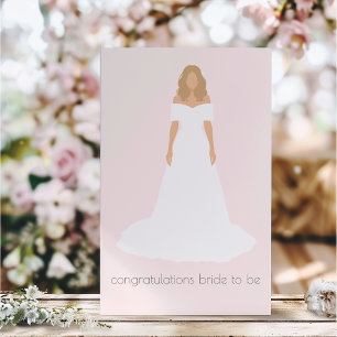 Tarjeta Boda de ducha de novia felicitaciones