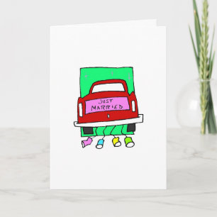 Tarjeta Boda de felicitaciones recién casadas
