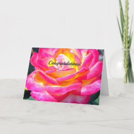 Tarjeta Boda de felicitaciones Rosa 7220