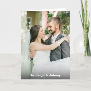 Tarjeta Boda de fotografía personalizado