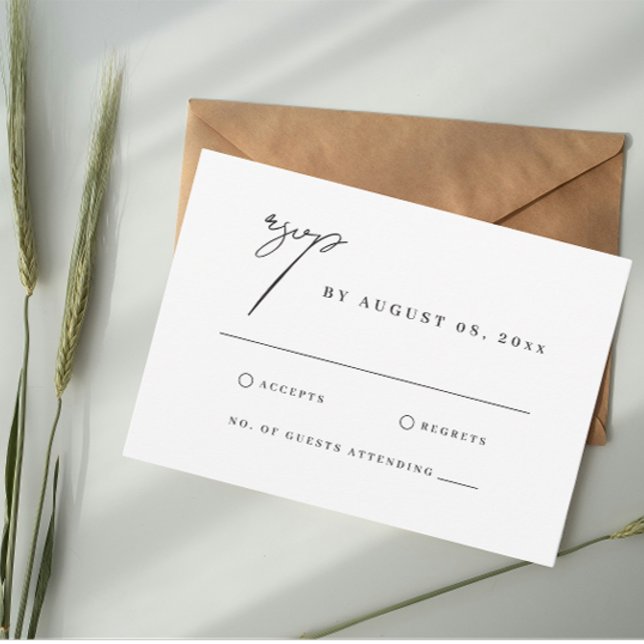 Tarjeta Boda de Ilustracion de acuarela toscana RSVP (Subido por el creador)