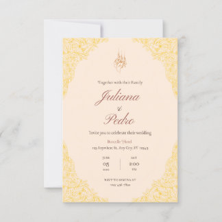 Tarjeta boda de invitaciones y invitaciones de per