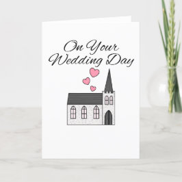 Tarjeta Boda de la Iglesia Cristiana Religiosa