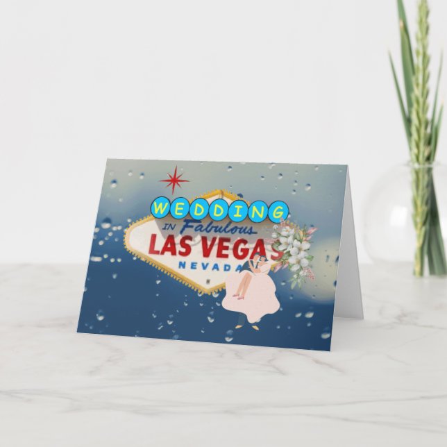 Tarjeta Boda de Las Vegas (Anverso)