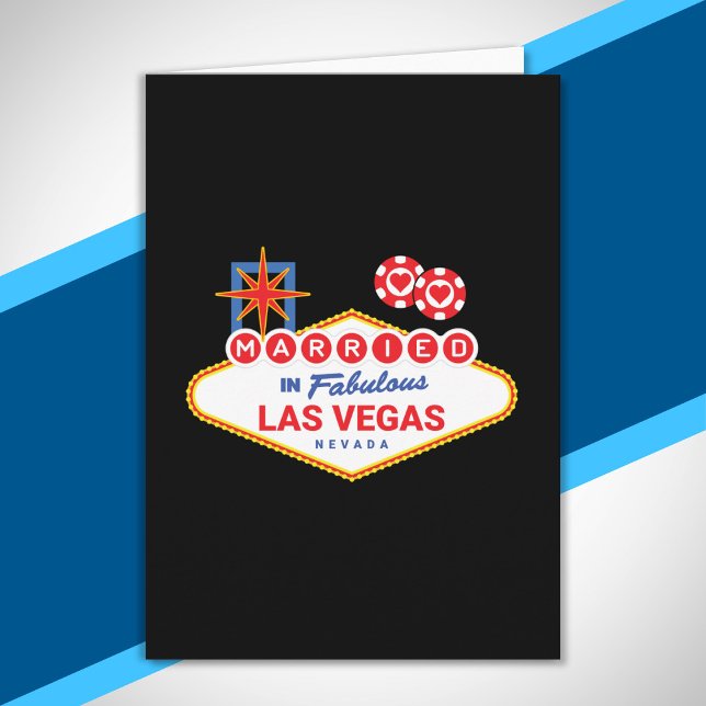 Tarjeta Boda de Las Vegas - Pareja casada en Las Vegas (Subido por el creador)