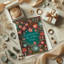 Boda de nombre personalizado Bonito hongo elegante