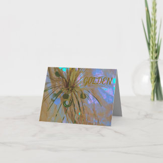 Tarjeta Boda de Oro felicitaciones por 50 años