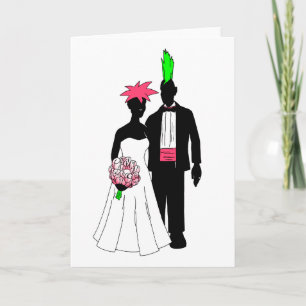 Tarjeta Boda de punk