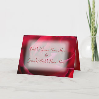 Tarjeta Boda de tarjetas de felicitación Rosa pers