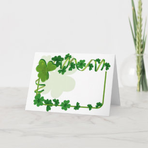 Tarjeta Boda del día de St Patrick