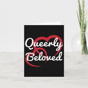 Tarjeta Boda Del Orgullo Lgbt Queerly Amado Compromiso Bri