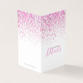 Tarjeta Boda detalles mapa de la programación color gris p